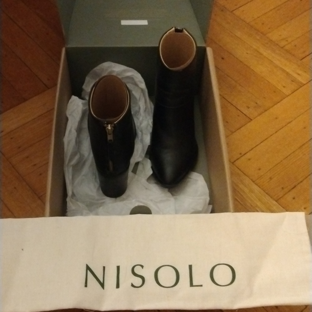 Nisolo Dari Boot Block Heel Water Resistant